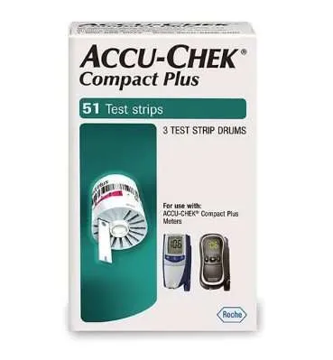100 Accu-Chek Compact Plus Test Strips | Buy Accu-Chek Strips