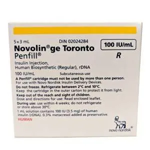 Novolin GE Toronto Pen 100 Units / mL | Buy Insulin Online In USA