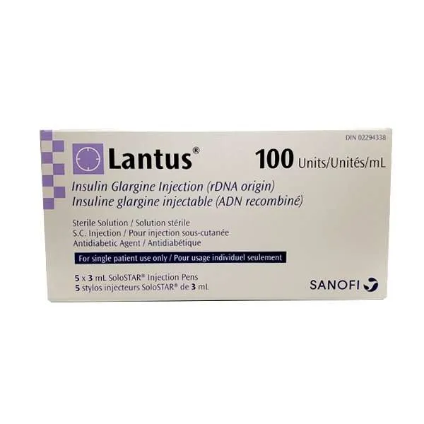 Lantus Cartridge 100 Units / mL | Lantus Solution for Injection