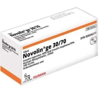 Novolin GE 30 / 70 Vial 100 Units / mL | Novolin ge 30/70 Insulin